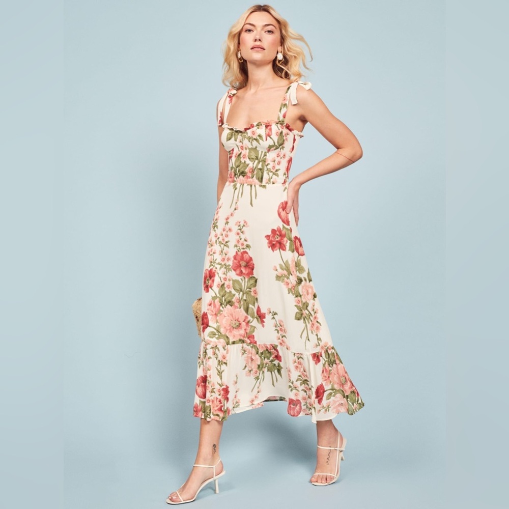 Reformation floral Nikita dress